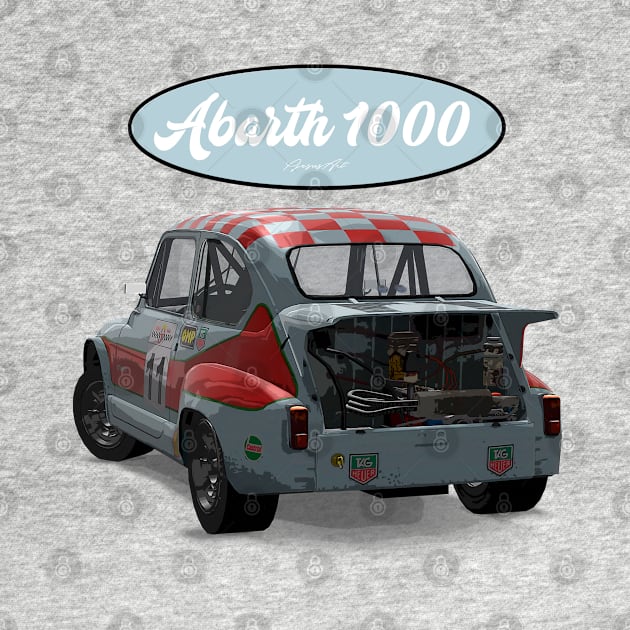 ABARTH 1000 11 Back by PjesusArt